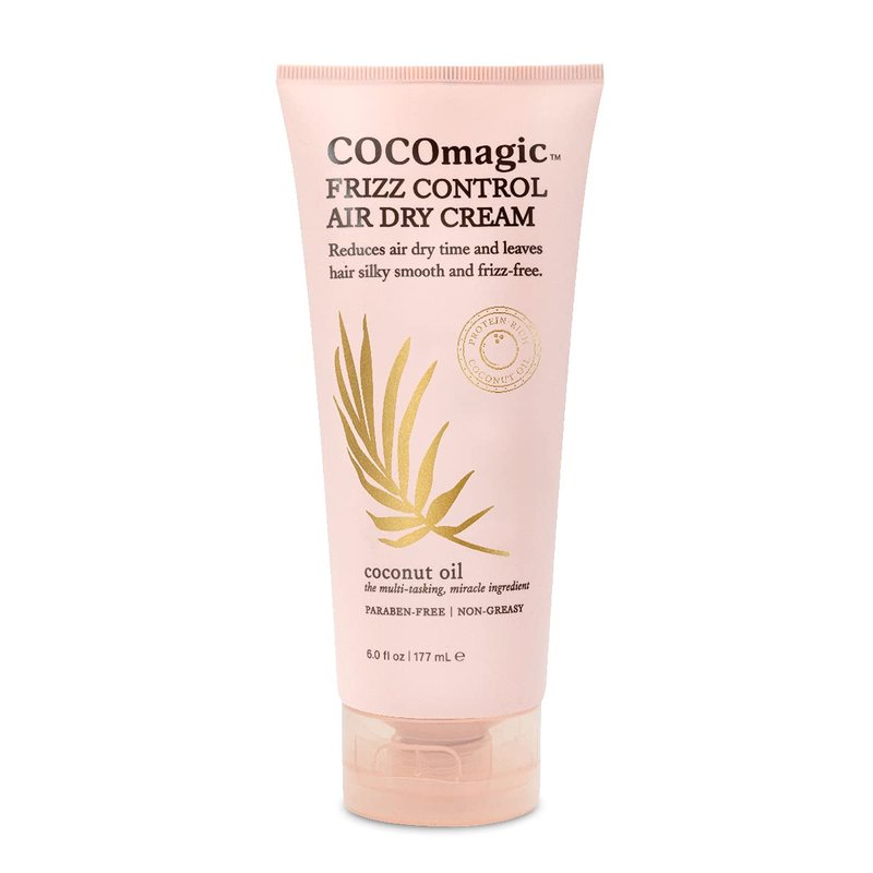 Cocomagic Frizz Control Air Dry Cream - Anti-Frizz Styling Cream for Smooth Hair | Paraben Free (6 oz)