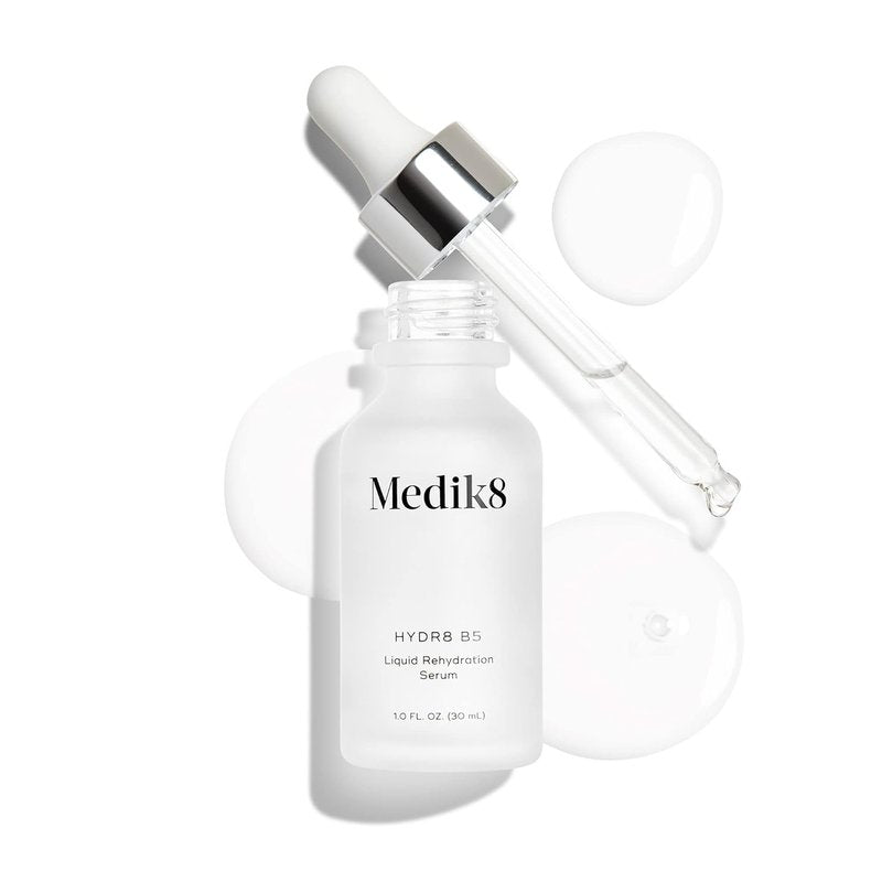 Medik8 Hydr8 B5 - Intense Hydrating with Vitamin B5 - Hyaluronic Acid Serum for Face - Plumping and Moisturizing Face Serum - Gluten Free - 1.0 oz