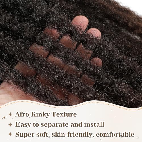 Marley Twist Braiding Hair 24 Inch Marley Hair Long Cuban Twist Hair 8 Packs Afro Kinky Curly Twist Crochet Hair Marley Twist Hair Extension (24 Inch, 1B/4/30)