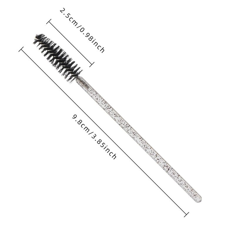 500PCS Disposable Eyelash Brushes - Upgraded Mascara Wands & Makeup Applicators Kit for Eyelash Extensions Makeup and Eyebrow Grooming