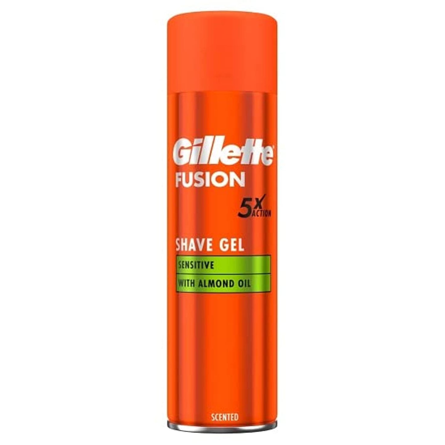 Gillette Fusion5 Ultra Sensitive Men's Shaving Gel 200 ml, Leaves Skin Feeling Clean and Comfortable