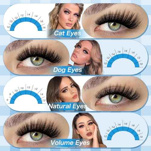 Lash Extension Kit 280pcs Volume Lash Clusters 100D+200D Lash Clusters Kit 10-18mm Individual Lashes Kit With Lash Bond And Seal£¬Lash Tweezers Thick Lash Extension Kit DIY At Home(0.05D,100D+200D)