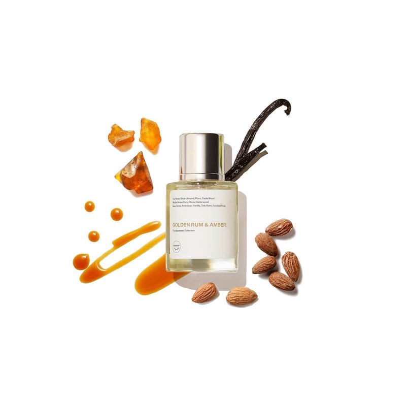Dossier - Originals - Golden Rum & Amber - Eau de Parfum - Long-Lasting Boozy Amber Fragrance - Unisex - 1.7 fl oz (50ml)