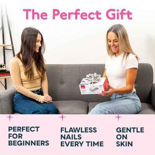 SUNUV UV Light for Nails, Dryer for Gel Polish with Sensor 2 Timers and Display SUN9X Plus UV Nail Lamp Pink