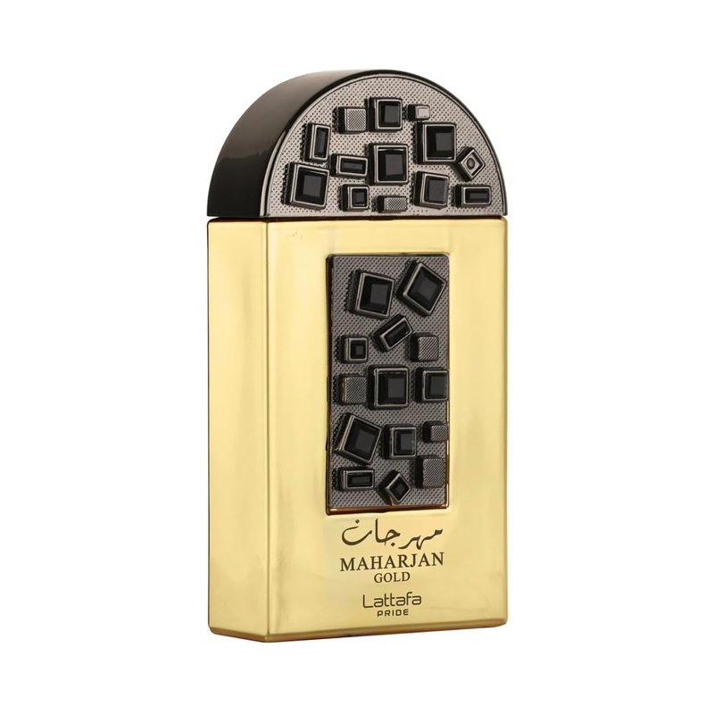 Lattafa Perfumes Maharjan Gold for Unisex Eau de Parfum Spray, 3.4 Ounce