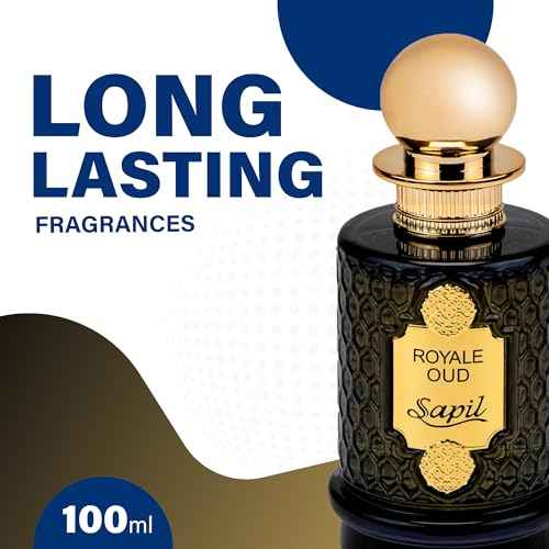Sapil Royale Oud Unisex Eau De Parfum ? Saffron, Nutmeg & Patchouli Musk Blend ? Long-Lasting Luxury Arabic Oud Perfume for Men & Women ? Premium Dubai Fragrance ? 3.38 oz