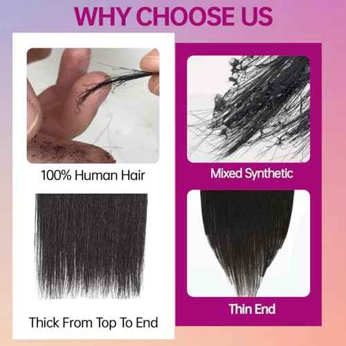 Clip in Hair Extensions Real Human Hair 20 Inch 110g 7pcs Invisible Seamless Real Hair Clip In Hairpiece, Double Layer Woven Real Hair, Specially Designed for Women, 1B Natural Black