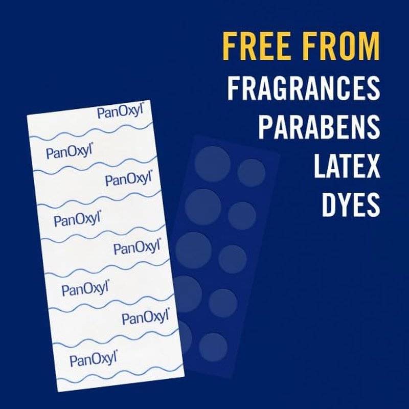 PanOxyl Acne Foaming Wash Bundle - 10% Benzoyl Peroxide, Overnight Spot Patches & Balancing Moisturizer