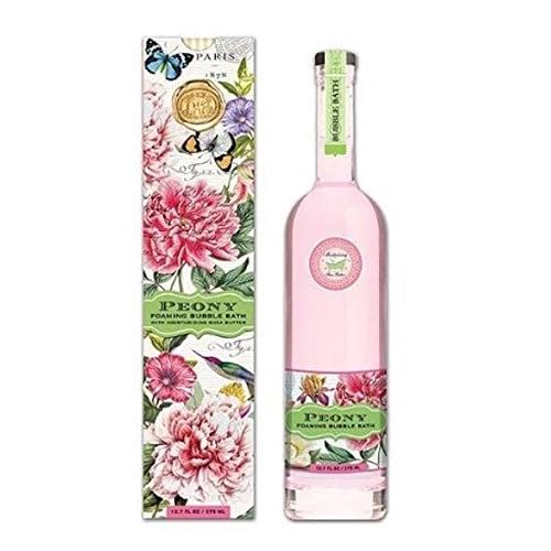 Michel Design Works Luxury Scented Bubble Bath, 12.7 Fluid Ounce, Peony