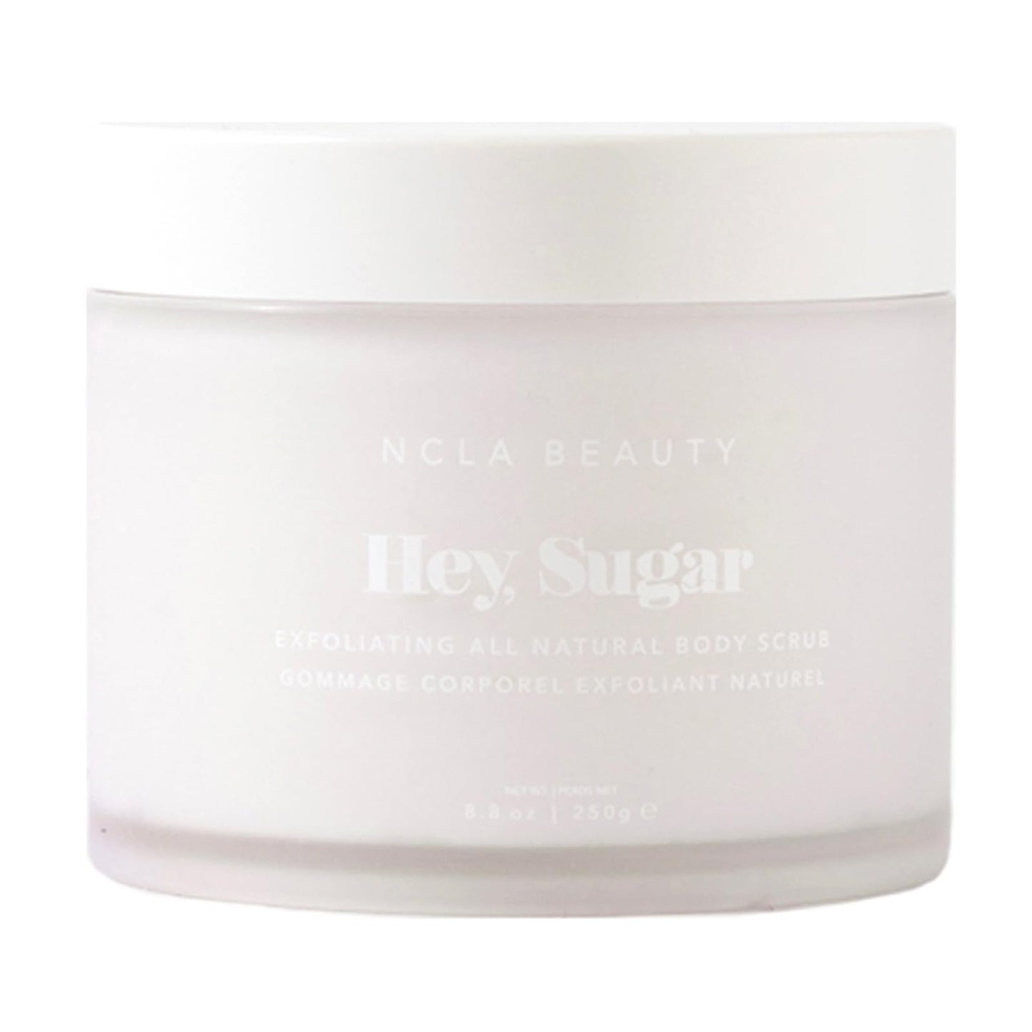 NCLA Beauty Hey Sugar All Natural Body Scrub - Moisturizing, Exfoliating Sugar Scrub - Shea, Cocoa, and Mango Butters - Coconut Vanilla - 8.8 oz