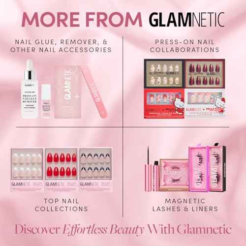 Glamnetic x Fanatics Press On Nails - Florida Gators | Short Almond Fake Nails, Collegiate Gators Blue French Tips, College Nails, Salon-Quality | 15 Sizes - 30 Nail Kit with Glue