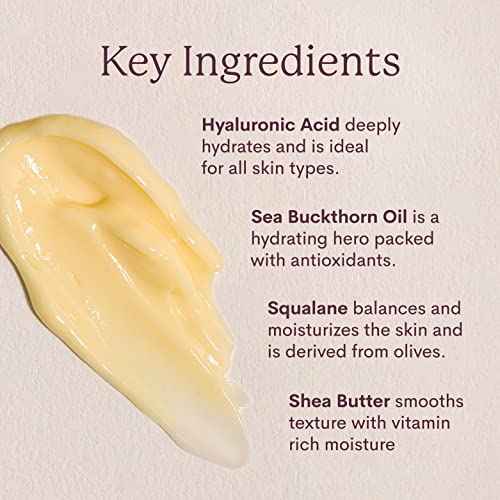 FLEUR & BEE Ultra Hydrating Moisturizer | Clean, 100% Vegan | Super Intense Hydration Moisturizer for Dry Skin with Anti Aging Properties | H2 Oh Yeah 1.5 oz