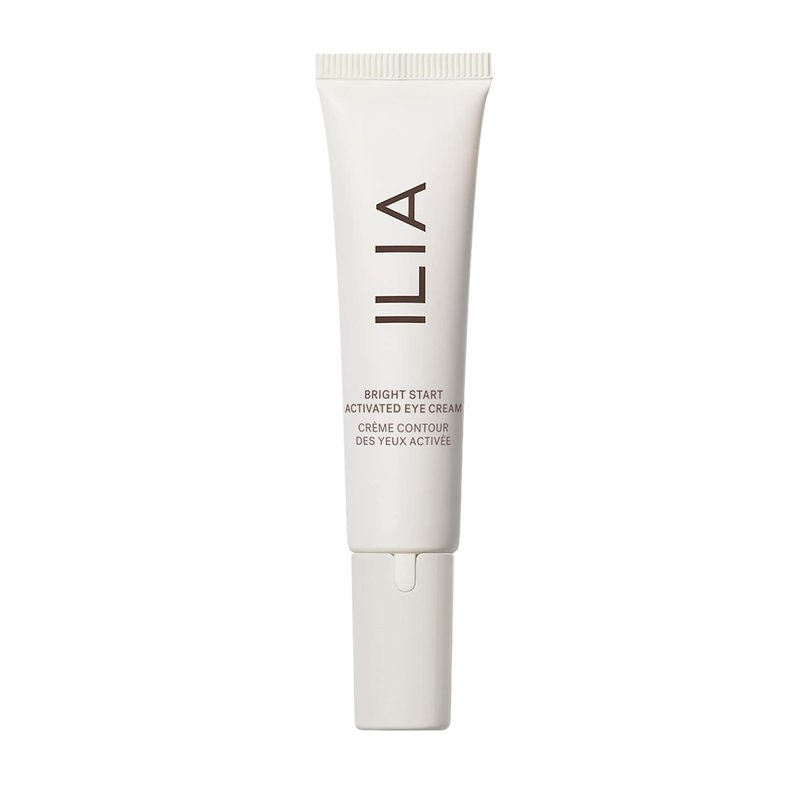 ILIA Bright Start Eye Cream - Plant-Based Formula with Massage Tool | Reduces Puffiness & Fine Lines | 0.5 oz (15 ml)