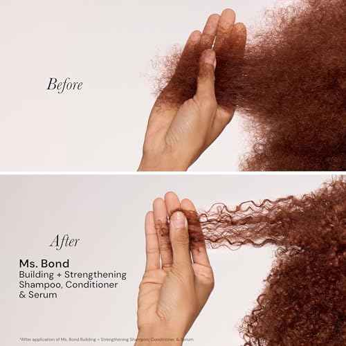 L'ANGE HAIR Ms. Bond Building + Strengthening Shampoo | Restores Hair Bonds | Intensive Treatment for Breakage Recovery | Smooth Finish | Moisturizing Formula | 8 fl oz Bottle