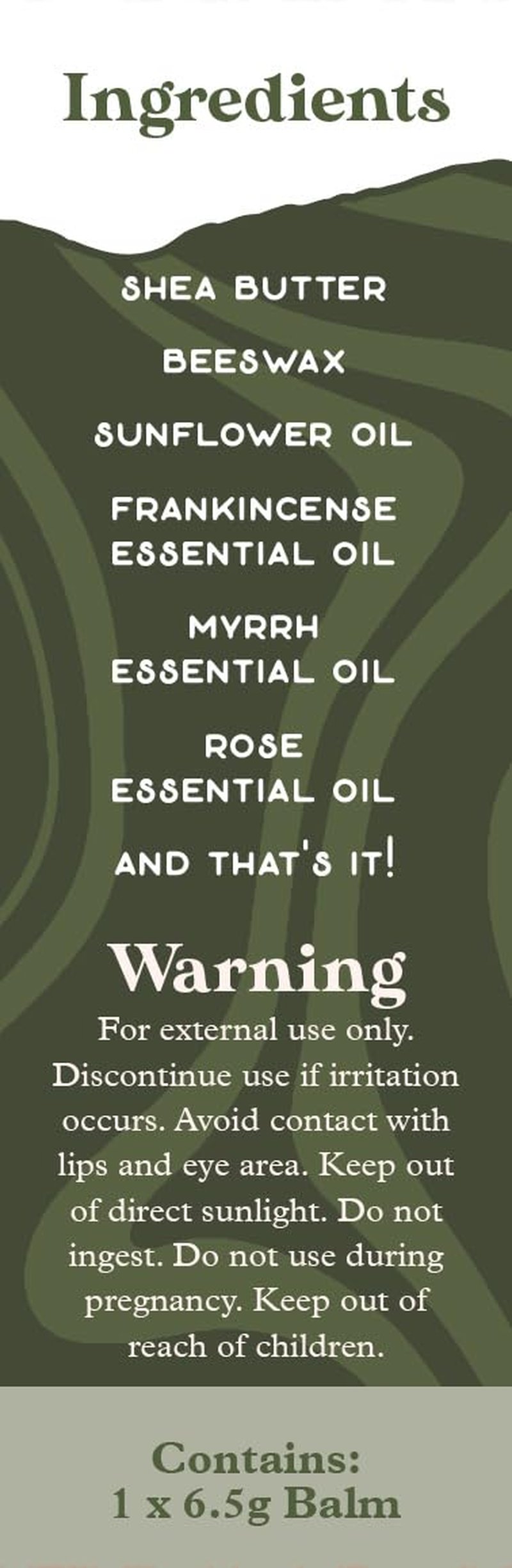 Essential Oils Balm Stick | Enchanted Earth Aromatherapy Balm by Tacoma Aroma | Beeswax Based Body Balm | Frankincense, Myrrh & Rose Essential Oils Blend For Peace and Tranquility | 6.5 grams
