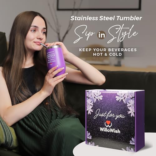 WILLOWISH 15 Pcs Self-Care Gifts for Women - Purple, Medium