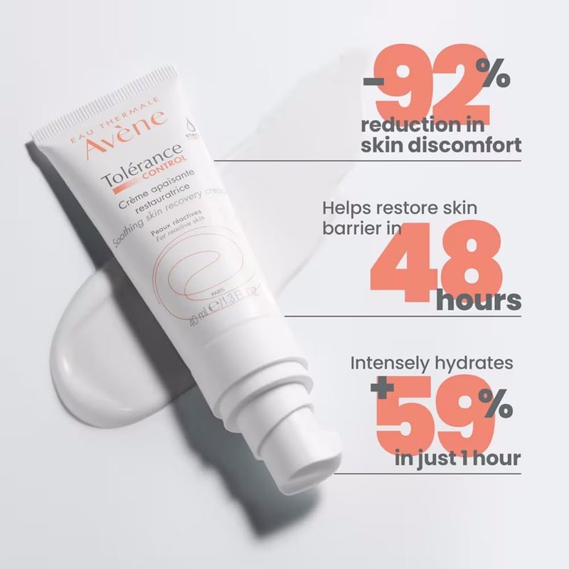 Avène Tolerance Control | Soothing Skin Recovery Cream for Sensitive Skin - 1.35 oz
