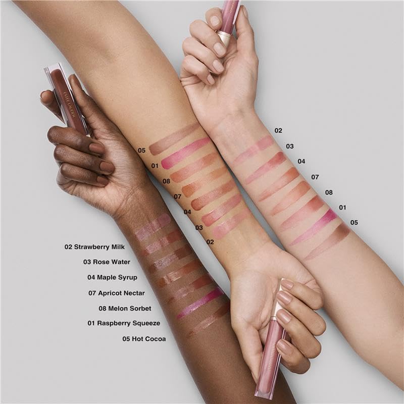 Estée Lauder Glossy Pout Lip Oil - Plumping Moisturizer with Hyaluronic Acid & Vitamin E | Sheer Tint