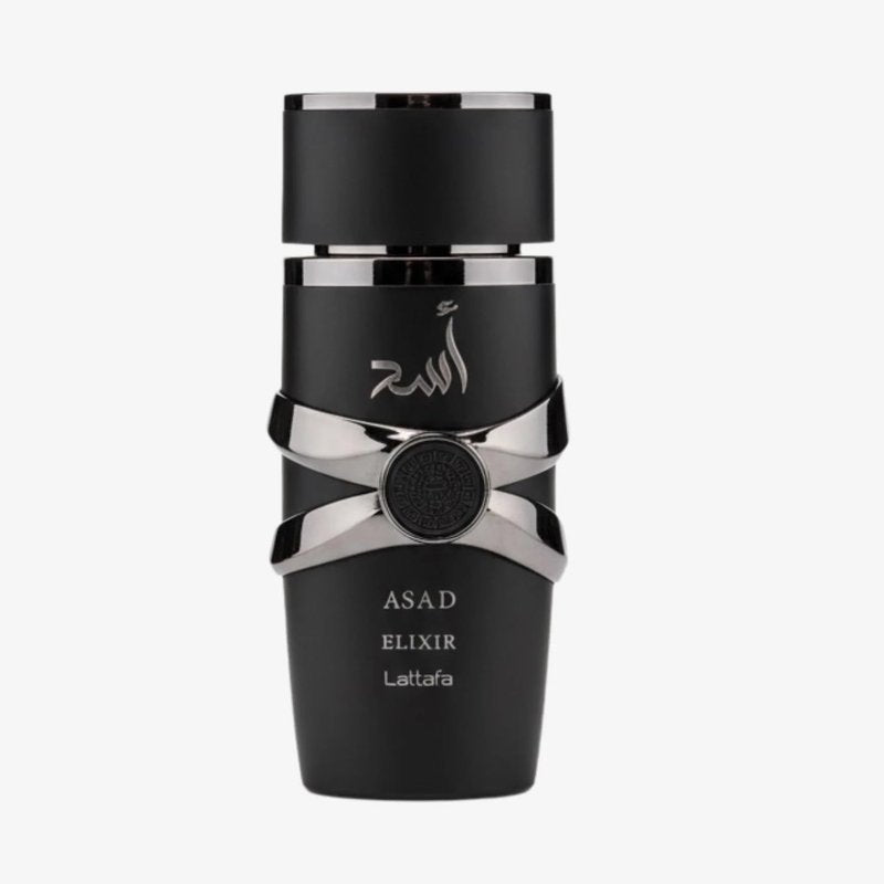 Lattafa Asad Elixir – Spicy, Woody, Amber, Warm – Eau de Parfum Spray Long-Lasting Fragrance for Men, 3.4 Ounce / 100 ml