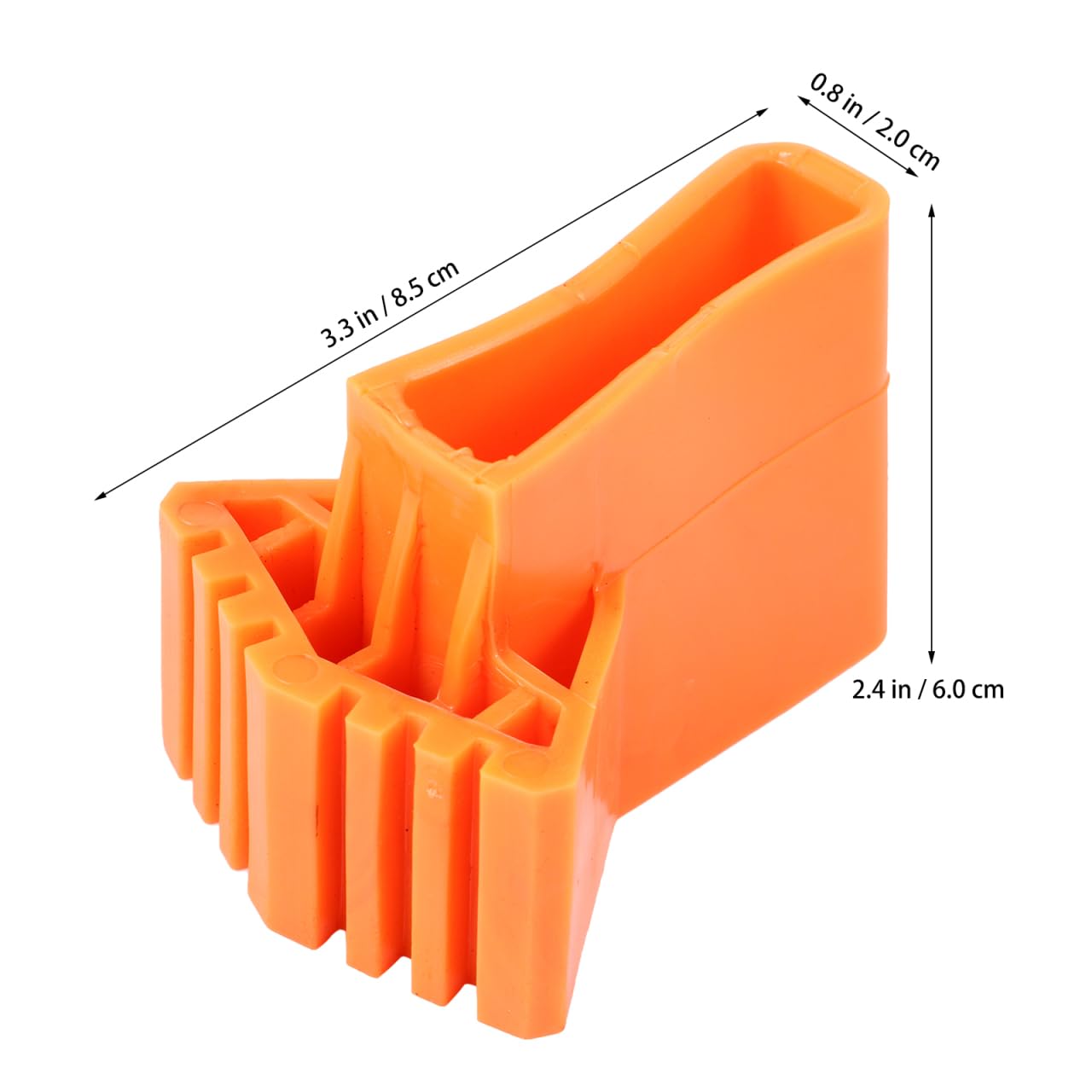 Cabilock Ladder Foot Cushion 4 Pack 3.54X2.55 Inch Non Slip Rubber Feet Mats for Folding and Stair Ladders Ladder Stabilizer Replacement Accessories