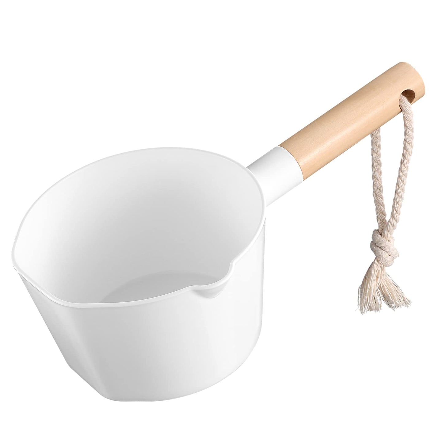 Hemoton Water Ladle long handle,Plastic Water Ladle,Bathroom Hair Washing Scoop,Bath Dipper Spoons,Kitchen, Scoop with String,Spoon Kitchen Home Tools