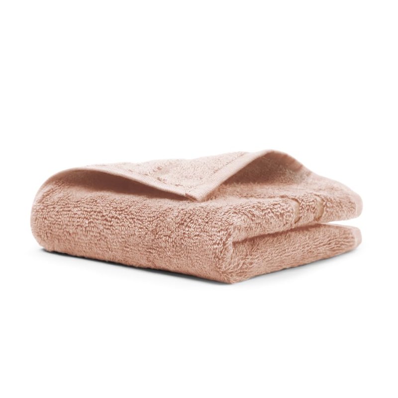 Cariloha Washcloth | Blush | 12"x12" | Turkish Cotton & Viscose Material Blend | Extra Smooth, Odor Resistant and Highly Absorbent