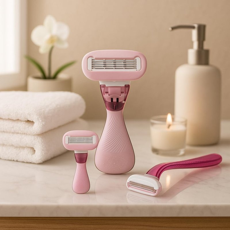 Bikini Razors Shaver For Sensitive Skin For Women Pubic Hair Lines Women's Disposable Under Arm Razors No Irritation Trimmer