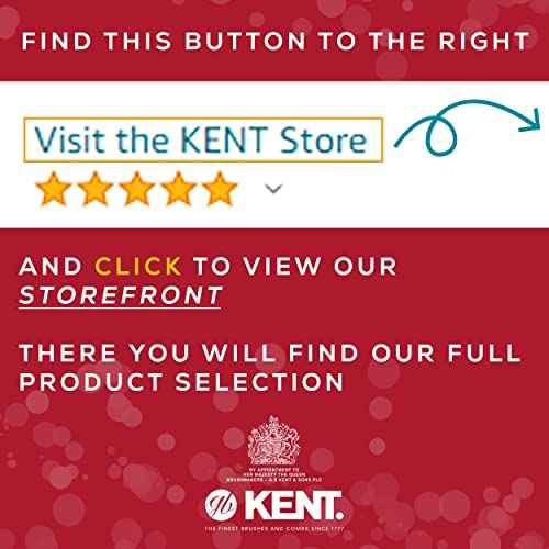 Kent Set Men's Hair Pocket Combs, T White 81T X-Small, FOT All Fine Tooth, R7t Double Toothed Fine and Coarse. Best Hair, Beard and Mustache Grooming Kit for Travel and Home Care, Handmade in England