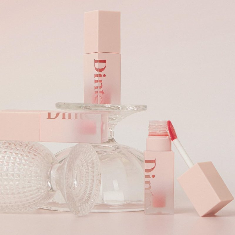DINTO Blur-Jelly Plumping Lip Tint - Tinted Lip Plumpimg Gel Gloss, Long-Lasting, Moisturizing, Volumizing & Hydrating, Vegan & Cruelty-Free, K beauty (7 colors) (775 Woody Gelée, 0.11 fl.oz.)