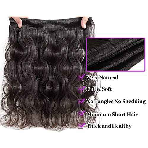 12A Brazilian Body Wave Human Hair Bundles 18 18 18Inch 100% Unprocessed Brazilian Virgin Human Hair Weave 3Bundles Body Wave Hair Extensions