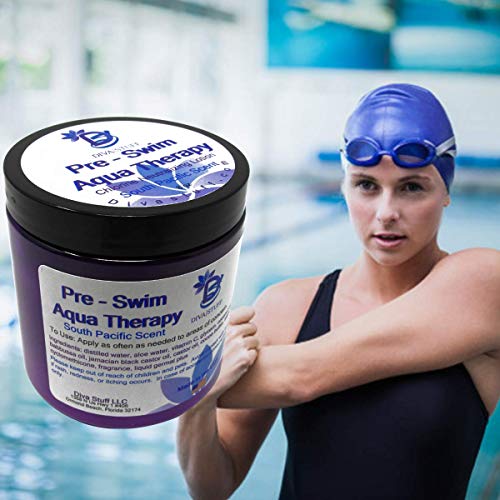 Diva Stuff Pre-Swim Aqua Therapy Chlorine Neutralizing Body Lotion, Protects Skin From Chlorine and Salt Water (South Pacific 3 Pack)