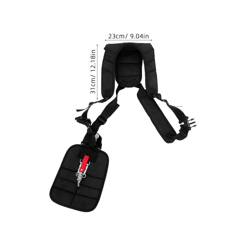 Cabilock Strimmer Cutter Strap Double Shoulder Harness Strap Padded Belt Trimmer Harness Strap Double Shoulder for Brush Cutter or Pruner Strap Gardenning Shoulder Harness Strap