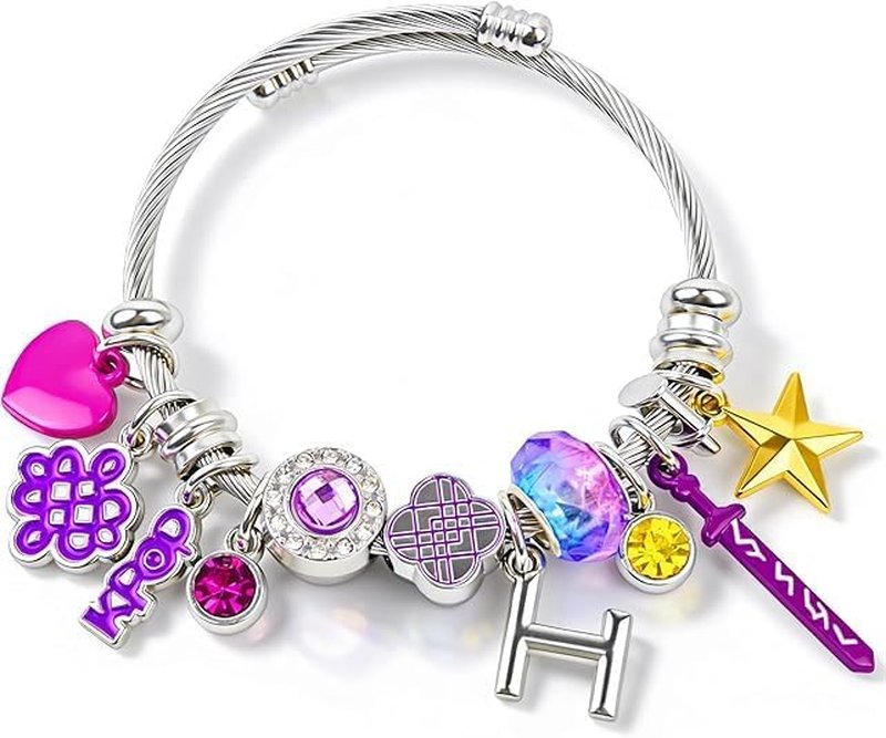 Skiennix Kpop Bracelets - Adjustable Star Bracelet in Stainless Steel | Perfect Gift for Fans