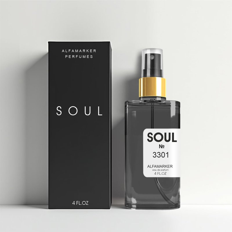 ALFAMARKER SOUL № 3301 Bamboo Perfume for Women | Long Lasting Eau de Parfum Spray 4.0 Fl Oz / 120ml | Boutique-Inspired Floral Women’s Fragrance