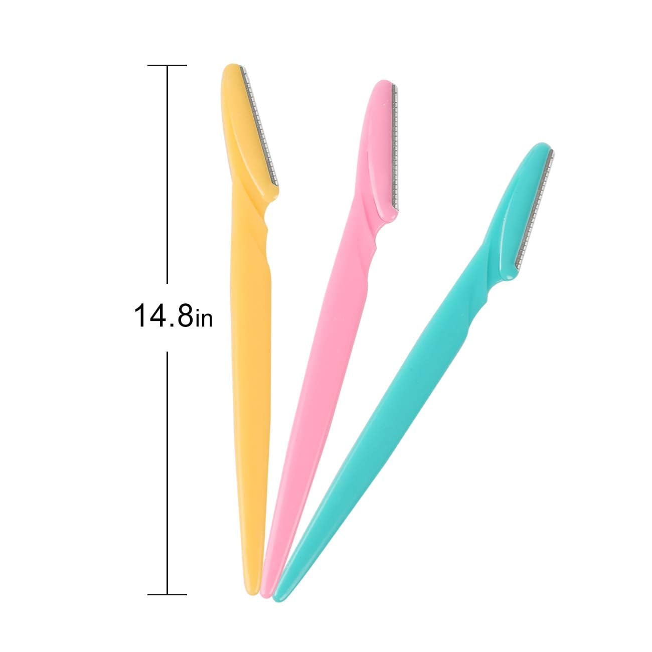 40pcs Eyebrow Razor for Women, Face Shaver Kit Dermaplaning Tool for Peach Fuzz Removal, Stainless Steel Blades with Protective Covers | Eyebrow Trimmer, Facial Hair Removal