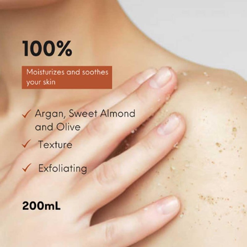 Doliderm Honey Ritual Body Scrub – Nourishing & Gentle Exfoliating Scrub with Honey, Propolis & Sugar for Smooth, Radiant Skin – 0,73 Lbs