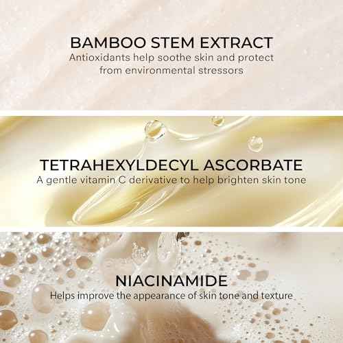 COSMEDIX Glow Bamboo Brightening Facial Mask - PM Exfoliating Facial Scrub for Tired, Dull & Uneven Skin - Anti-Aging Gentle Night Face Exfoliator with Bamboo & Niacinamide - All Skin Types
