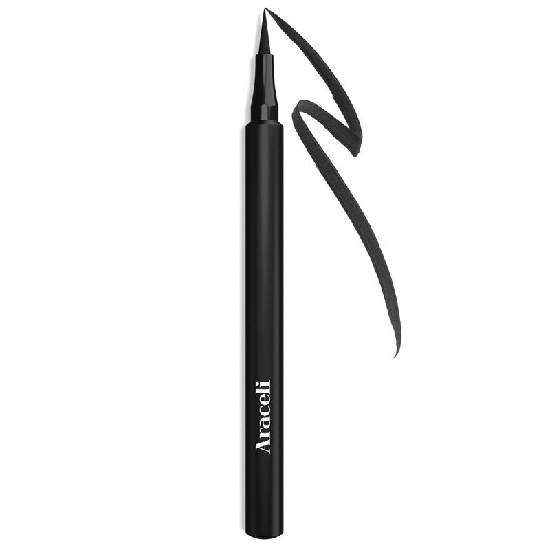 Liquid Eyeliner Pen - Water Resistant, Smudge-Proof, Quick-Dry Formula for Cat Eye & Winged Looks | Intense Black Pigment