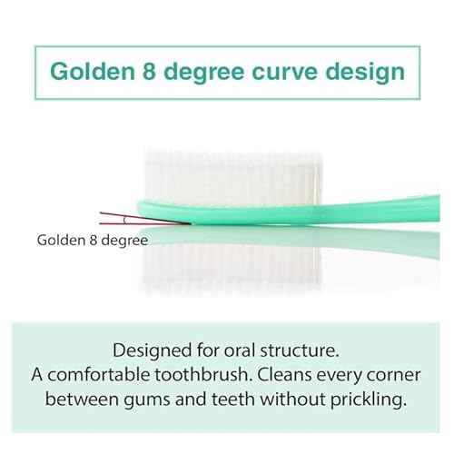 Wangta Soft Toothbrush, 10 Pack (Stone White) ? Best Manual Toothbrush for Maximum, Efficient Cleaning and Sensitive Gums and Teeth