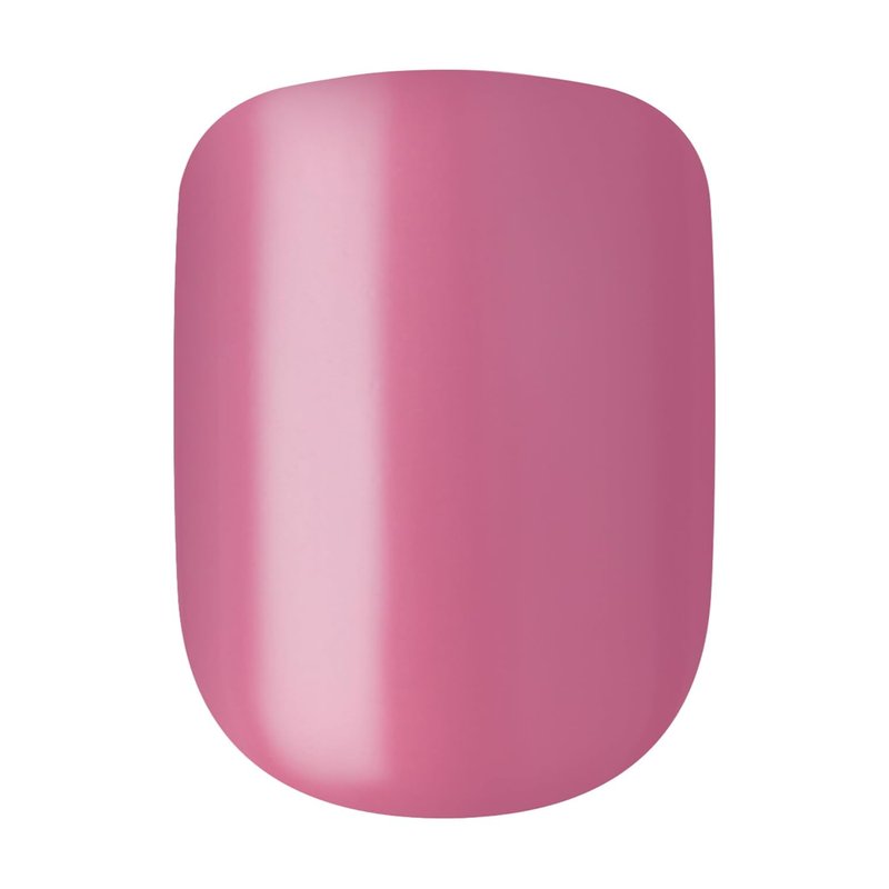 Kiss Impress Press-On Nails - Petal Pink Squoval Short Set | 30 Nails, Prep Pad & Manicure Tools
