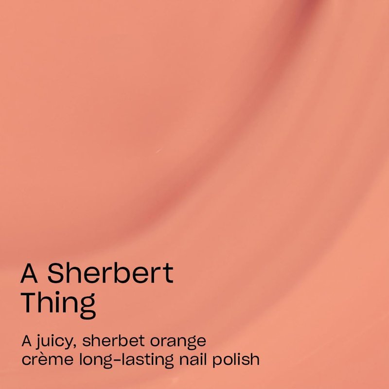 OPI Infinite Shine A Sherbert Thing | Opaque Dark Orange Crème Long Wear Gel Like Nail Polish | Vegan, Long Lasting, Streak Free