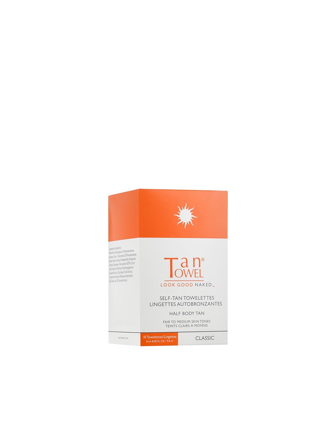 Tan Towel | Self-Tan Towelette - Classic Formula, 10 Count for Effortless Sun-Kissed Glow
