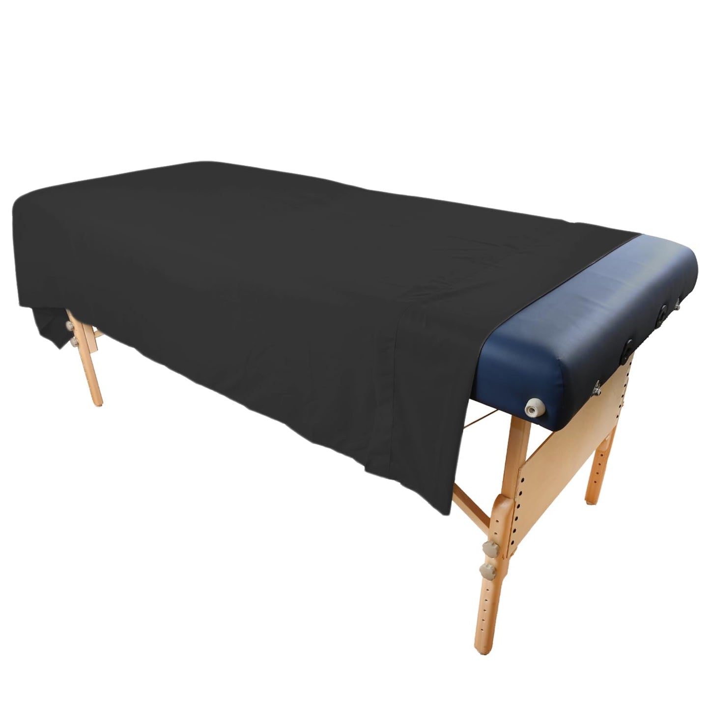 Tranquility Microfiber Massage Sheet Set - Lightweight, Stain-Resistant & Soft | Black Color