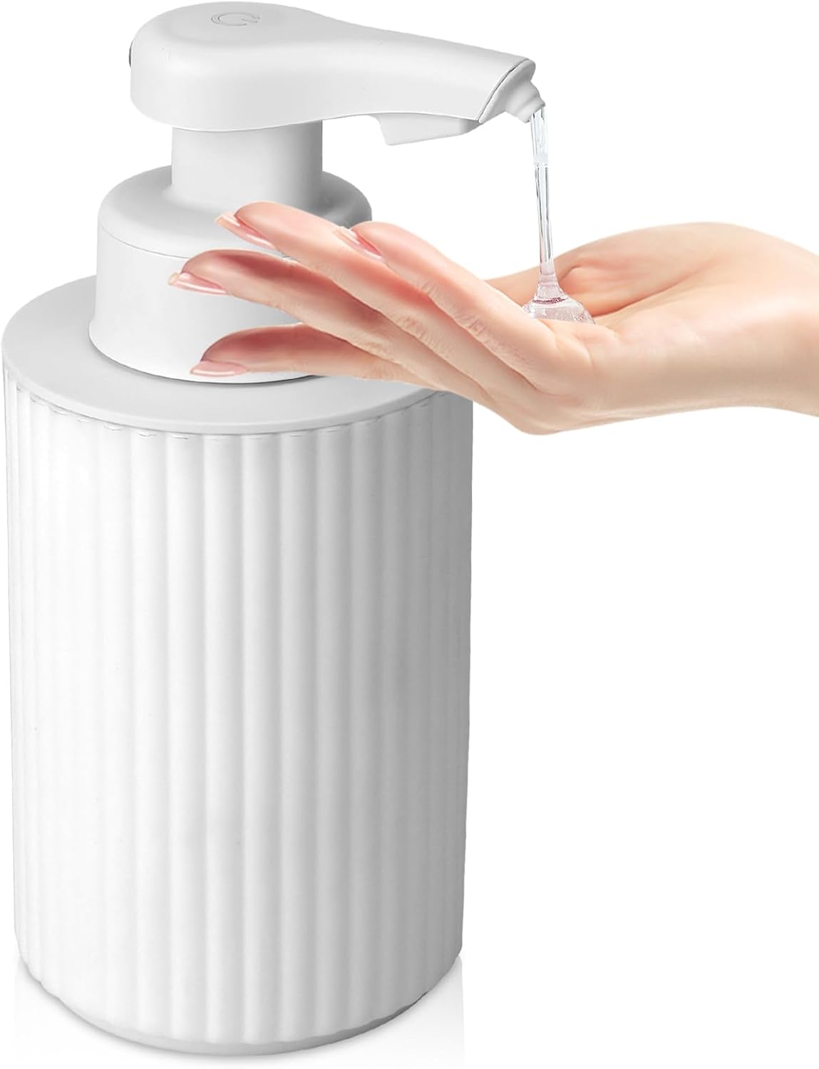 Skiennix Touchless Soap Dispenser - Rechargeable 9oz Electric Liquid Dispenser for Kitchen & Bathroom