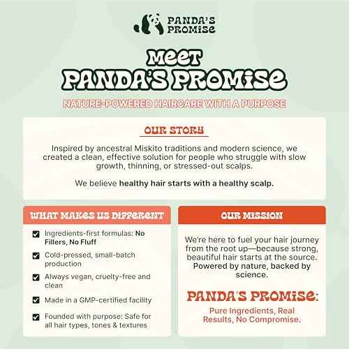 Panda's Promise Batana Oil for Hair Growth with Rosemary Oil, Jojoba Oil & Castor Oil- Natural Dry Scalp Treatment Product for Thinning (2 x 50ML = 100ML)