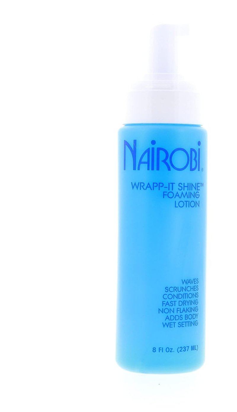 Nairobi Wrapp-It Shine Foaming Lotion - 8oz | Enhances Shine & Moisture for Healthy Hair