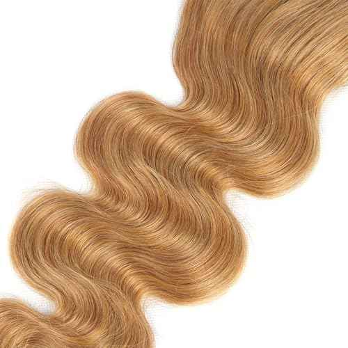 34 34 34 Inch Raivide Color #27 Bundle Honey Blonde Body Wave Human Hair Bundles Peruvian Honey Blonde Bundle Color #27 Body Wave Bundles Human Hair