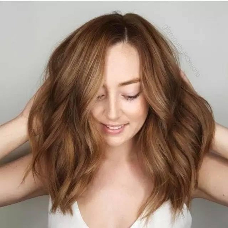 Light Golden Brown Hair Dye Shampoo - Permanent Gray Coverage for Men & Women | 3-in-1 Formula