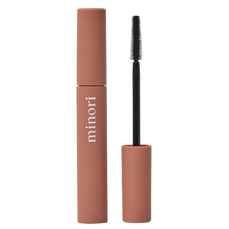 Minori Mother of Lashes Brown Mascara, Precise Slim Brush for Length & Definition, Non-Clumping, Lash-Strengthening Formula, Vegan & Cruelty-Free, 0.27 fl oz