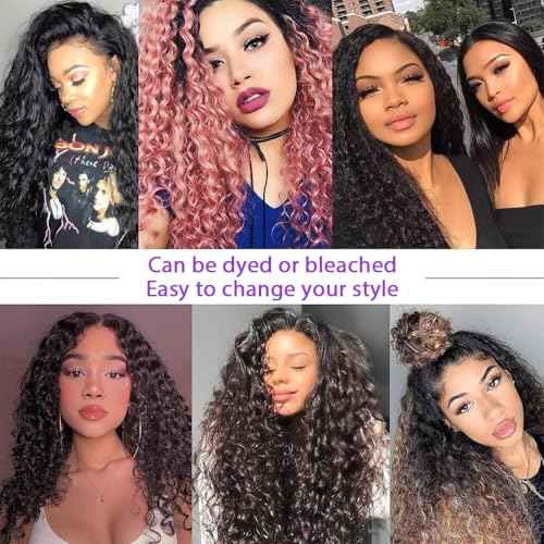 28 Inch Water Wave Bundles 12A Water Wave One Bundles Human Hair 100% Brazilian Unprocessed Remy Single Curly Wet And Wavy Bundles Human Hair Natural Color